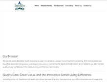 Tablet Screenshot of innovativeseniorliving.com